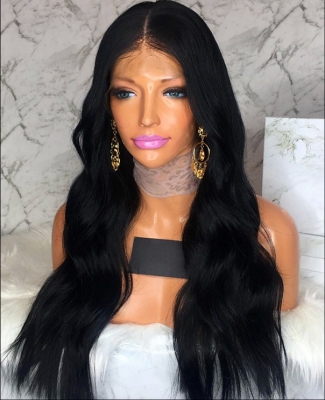 Echthaar Percke LAUREN BLACK