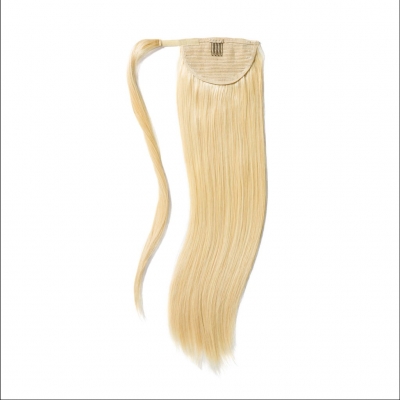 Ponytail 100% Echthaar 50cm Lnge #613 Lichtblond