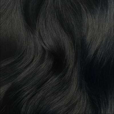 160g Clip in Extensions Human Hair 8 pices in a set - black #1
