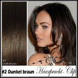 120g Clip in Extensions Echthaar Haarverlngerung 8 Haarteile #2