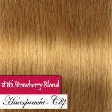 160g Clip in Extensions Echthaar Haarverlngerung #16