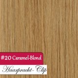 160g Clip in Extensions Echthaar Caramel blond #20 60cm