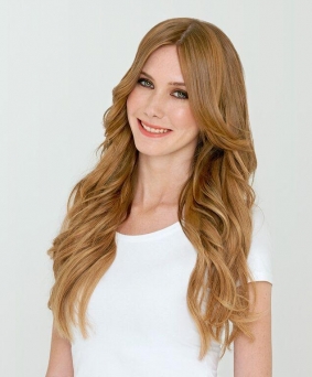 160g Clip in Extensions Echthaar Toffee blond #14