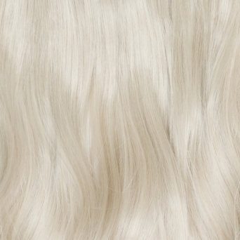 Clip-in-Extensions Set aus Echthaar in 50cm fr Haarverdichtung und Haarverlngerung! 160g #60 Platinblond