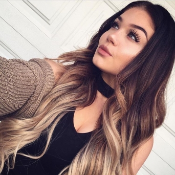 150g Clip in Extensions Human Hair 8 pices in a set Blonde #20