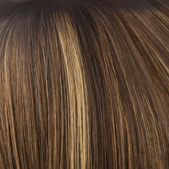 Clip in Extensions Echthaar Set 55 cm Latte Brown #P4-8