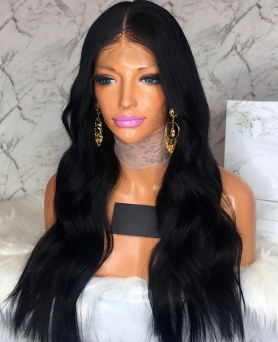 Echthaar Percke LAUREN BLACK