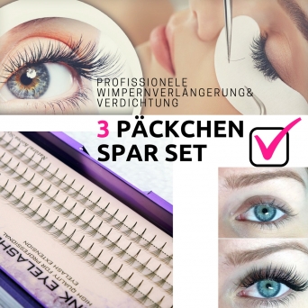 3D Volumen Wimpern Fcher C Curl 0,07 Strke Volume Silk Lashes Russian Volumen