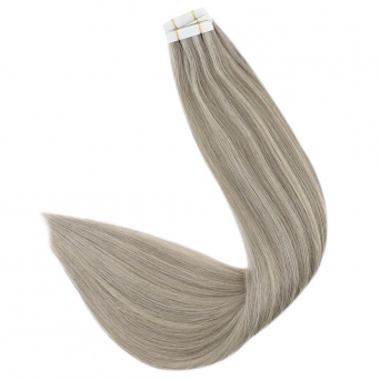 Tape Extensions - Echthaar 19-P60 BlondeBeige 40x Tape on Extensions 100g