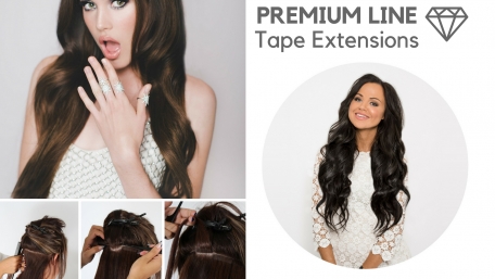 Tape Extensions - Echthaar #60 Blond 60x Tape on Extensions in 60cm