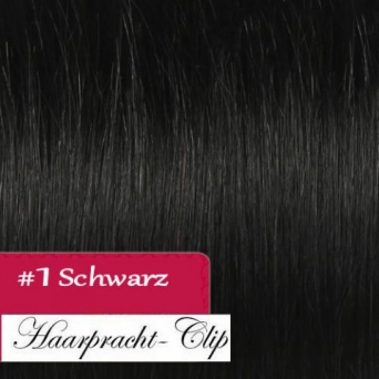210g Clip in Extensions Echthaar Haarverlngerung #1